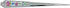 Decorative Envelope Paper Letter Opener with Antique Design, Silver Steel Office Knife, Peony
