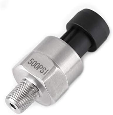 Pressure Transducer Sender Sensor, Pack of 2, 1/8NPT Thread Stainless Steel for Oil Fuel Air Water (500PSI)