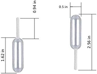 Dessert Pipettes 4ml - 60PCS Plastic Squeeze Transfer Pipettes Dropper Liquid Injector for Cupcake Strawberries