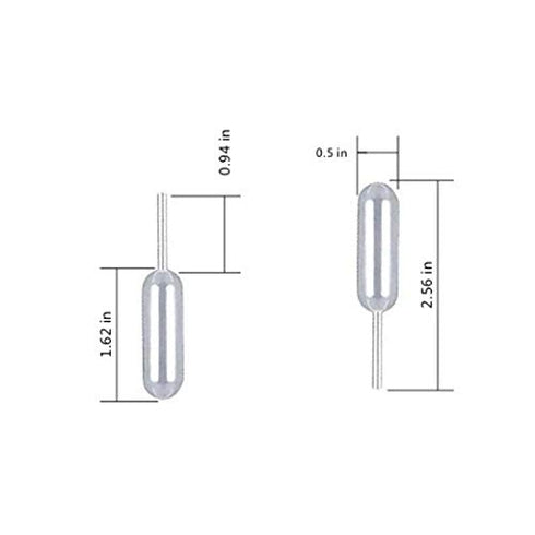 4ml Dessert Pipettes 80PCS Plastic Squeeze Transfer Pipettes Dropper Liquid Injector for Cupcake Strawberries