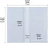 StoreSMART - Clear Plastic Cover for Pocket Planner - 6 Pack - RSP1855-6