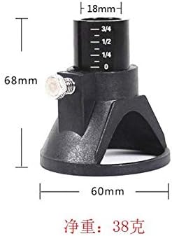 NOKOJKZ Metal HSS Router Tool Cutting Guide Attachment Kit Drill Carving Rotary Locator