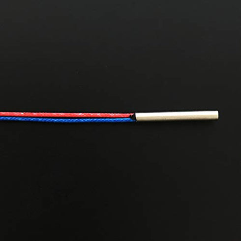 1piece 3D Printer m3 PT100 Thermistor Cartridge Temperature Sensor m3x22mm with 1meter Cable Compatible with Mosquito