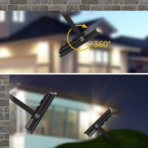 AUXTINGS 10W LED Flood Lights Outdoor Security Lights, 1000LM Warm White Spot Light for Yard, IP66 Waterproof