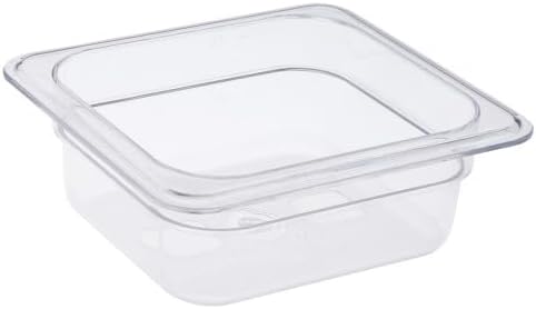 CAC Poly Food Pan PCFP-S2 1/6 Size 2.5 inch Depth