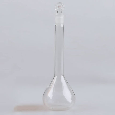 Glass Penny Head Hollow Stopper - Borosilicate Glass for 34/45 Outer Joint, Closed Bottom (5 Pcs)