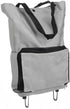 DOACT Foldable Grocery Cart with Wheels, Reusable Large Capacity Portable Shopping Trolley Bag for Easy Storage