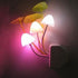 Tuelaly 5PC Cute Night Light, Creative Mushroom LED Avatar Night Light Bed Saving Sensor Light Lamp Romantic