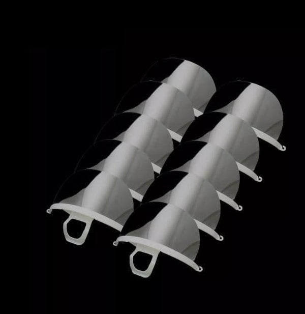 Generic 1 Box (10 Pieces) Face Shield Completely Transparent Spit Guard Mouth Shield