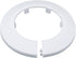 1.97" Outer Diameter Flange Water Pipe Cover, White PP Plastic Escutcheon Collar for Wall Pipe Decoration