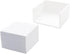 White Non-Sticky Notes 3 x 3 Inch Memo Pads, Blank Loose Paper with Acrylic Holder for Office, Home, School (500 Sheets)
