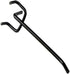 50pc Pegboard Hooks, L Style Long Shelving Hooks, Rustproof Peg Board Tool Utility Hooks Fit 1/4" or 1/8" (6Inch, Black)