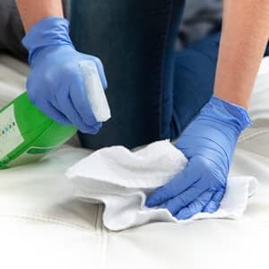 HALYARD AQUASOFT Nitrile Exam Gloves - Non-Sterile, Powder-Free, 3.1 mil, Blue, X-Small, 43932