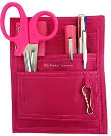 EMI Nurse Pocket Organizer 4 Piece Kit, Includes Pocket Organizer, Lister Scissors, LED Penlight, Chart Pen