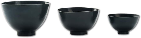 Dental Lab Rubber Mixing Bowls, Flexible Silicone Mixing Cup for Alginate and Plaster Materials (Dark Green, S)