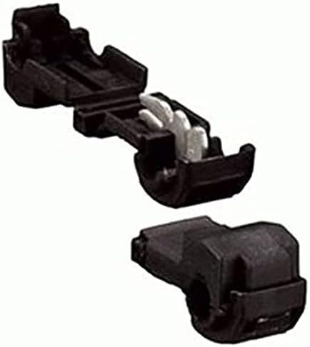 Install Bay BKTT Black Insulation Displacement T-Tap Connector 26-24 Gauge - 100 Pack by AMMOTENNA