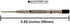 Monteverde Capless Gel Ballpoint Refill, Fits Parker Ballpoint Pens, Bold Point (Bulk Packed) (Black)