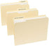 Office Depot File Folders, 1/3 Cut, Letter Size, 30% Recycled, Manila, Pack of 100