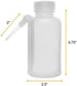 EISCO Wash Bottle, 250ml, Polyethylene, Translucent, Unbreakable, Screw Cap with Down Spout