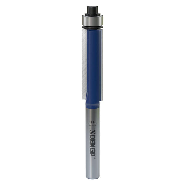 Flush Trim Router Bits 1/4 Inch Shank, 1/2 Inch Cutting Diameter, 1-3/16 Inch Cutting Height, Bottom Bearing Flush
