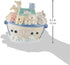 5654 6-1/4-Inch Cosmos Ceramic Noah's Ark Night Light