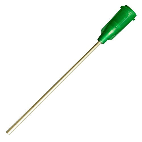 50 pcs Blunt Tip Dispensing Fill Needle 14ga x 2" Olive Green