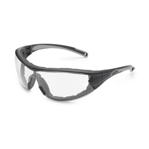 Gateway Safety 21GBX9 Hybrid Eye Safety Glasses/Goggles, Clear FX3 Anti-Fog Lens, Black Frame with Foam Edge, Regular