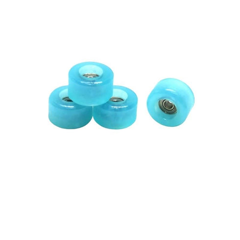 QVNODR 4pcs 7.6mm 1.5x7.6x5 PU6817.6-5 1.5 7.6 5 OD PU Coated Fingerboard Wheels High Speed Finger Skateboard Pulley *