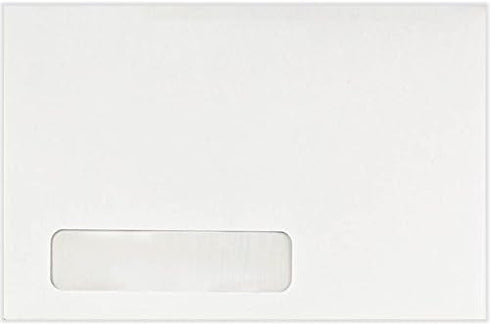 LUXPaper 6 x 9 Booklet Window Envelopes - Bright White - 24lb. Text - 250 Qty