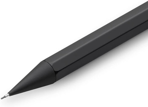 Kaweco SPECIAL Mechanical Pencil, Black, 0.9 mm, Premium Aluminium, 14 cm, Refillable with Eraser