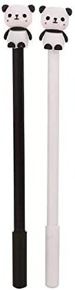 Qurly Set of 12 Panda Writing Pens for School and Office