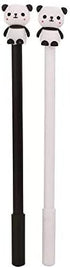 Qurly Set of 12 Panda Writing Pens for School and Office