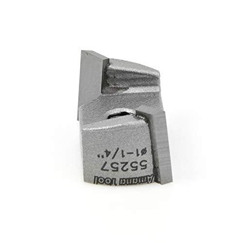 Amana Tool (55257) Carbide Tipped Mortising Screw Down Shear Cutter, 1-1/4 Dia x 9/16" x 1/4-28 Thread