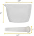 EISCO Porcelain Mortar & Pestle Set, 1.7oz (50ml) - Heavy Duty Unglazed Grinding Surface for Kitchen or Laboratory