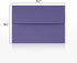 LUXPaper 4Bar A1 Invitation Envelopes | 3 5/8" x 5 1/8" | Peel & Press | 80lb. Text | Wisteria Purple | 50 Qty