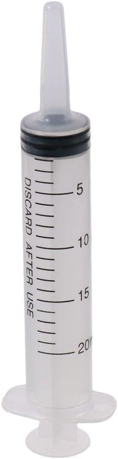 4 Pack Capacity Syringe Syringes Pump, 20ml 60ml Large Plastic Syringe Measuring Syringe Tools Dispensing Multiple Uses, Pet medicine feeder(20ml)