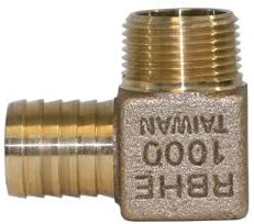 Merrill MFG RBHENL1000 1" No-Lead Bronze Hydrant Elbow