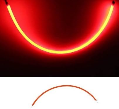 1Pc Red 130mm Edison Bulb 3v Cob LED Filament, Flexible Lamp Parts Warm Light Accessories for Light Bulbs