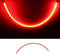1Pc Red 130mm Edison Bulb 3v Cob LED Filament, Flexible Lamp Parts Warm Light Accessories for Light Bulbs