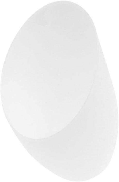 anso Elegant White Plastic Horseshoe Floor Lamp Shade for Home Lighting