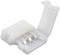 10 Pcs 3-Pin RGB LED Light Strip Connectors, 10mm Wide Gapless Solderless Adapter for SMD 5050 Multicolor