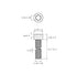FULLERKREG M4-0.7 x 14mm Socket Head Cap Screws, Full Thread Stainless Steel 18-8, Qty 100