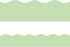 Fancy Land Mint Green Scalloped Bulletin Board Border Trim, 52ft One Roll for Classroom Decoration