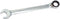 K Tool International 45914 7/16" SAE Reversible Ratcheting Wrench for Garages, Repair Shops and DIY, Offset-head Sleek Design, 6 and 12-point Nuts, Laser-Engraved, Metal Construction by K Tool International