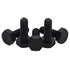 Black Nylon Hex Bolt Metric Thread Assortment Set Kit, 226pcs M4 M5 M6 M8 M10