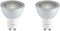 Anyray 2-LED Bulbs Spot 5-Watt GU10 Base 120-Volt Light Bulb Dimmable Twist and Lock Base