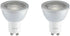 Anyray 2-LED Bulbs Spot 5-Watt GU10 Base 120-Volt Light Bulb Dimmable Twist and Lock Base