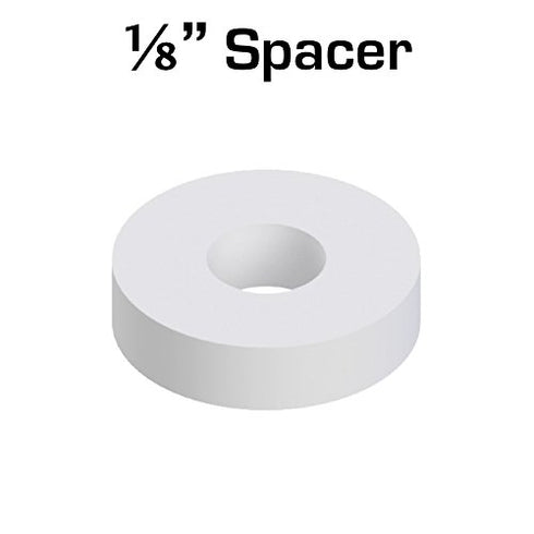 Nylon Spacer 1/8inches Thick, 1/2inches OD 0.194inches ID, 50 Pack for VEX Robotics