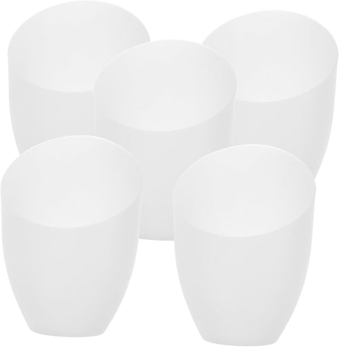 GANAZONO Horseshoe Lampshade 5.35X3.54X1.96 Inch Plastic Lamp Shade Set of 5 for