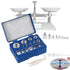17Pcs Precision Calibration Weight Set, 1 x 100g, 1 x 50g, 2 x 20g, 1 x 10g, 1 x 5g, 2x2g, 1x 1g, 1x500mg